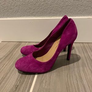 Jessica Simpson Purple Pumps